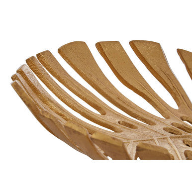 Prato Monstera Small Gold Finish Leaf Dish - Image 10
