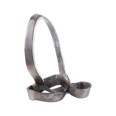 Prato Black Finish Knot Sculpture