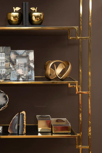 Prato Gold Finish Knot Sculpture - Image 5