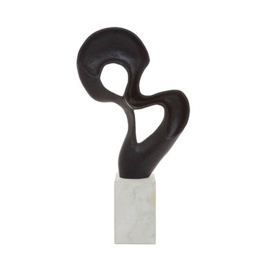 Mirano Black Finish Knot Sculpture - Image 9