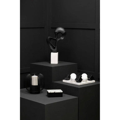 Mirano Black Finish Knot Sculpture