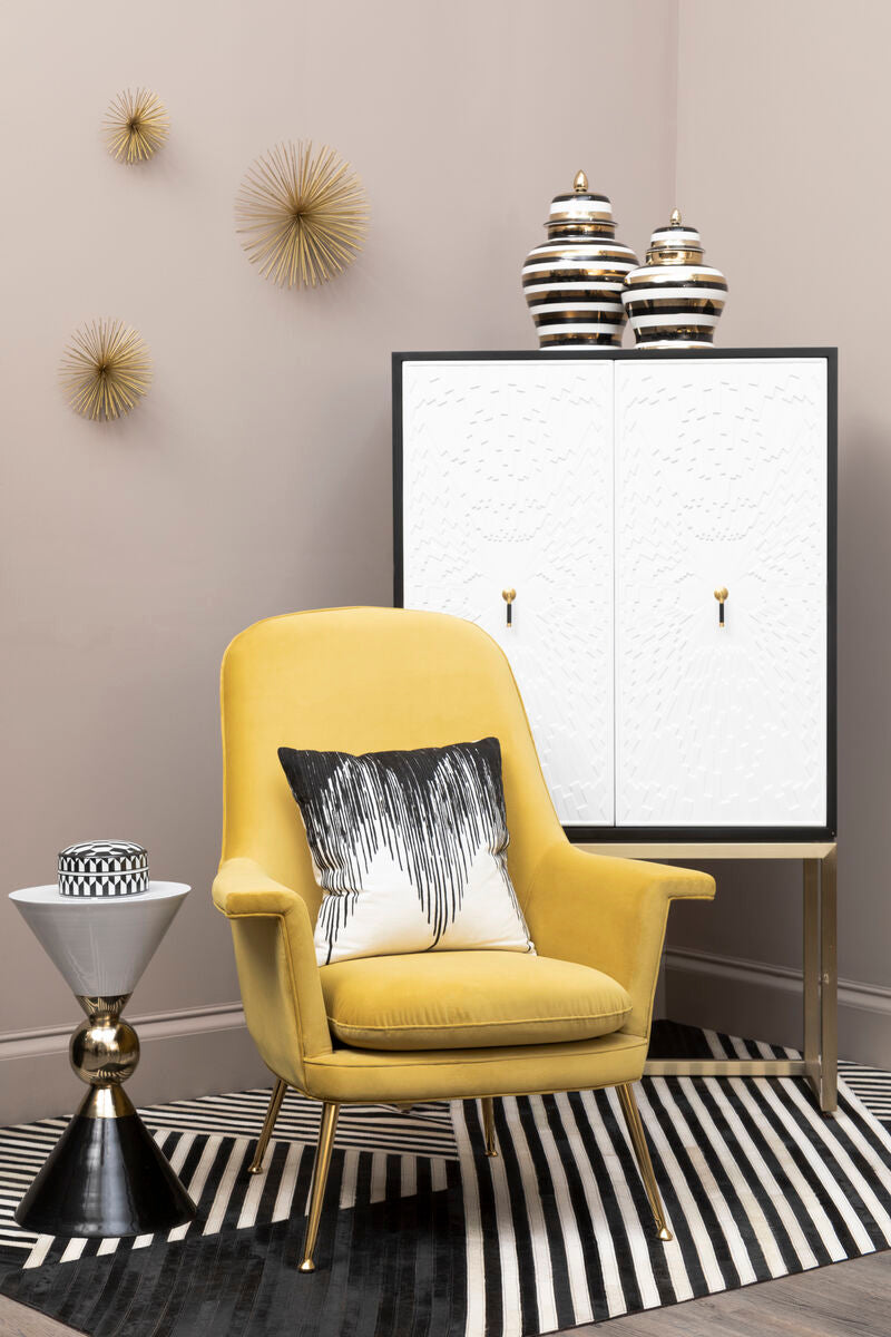 Mirano Set Of 3 Gold Finish Starburst Wall Decor