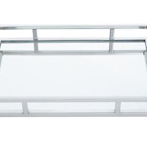 Rectangular Silver Finish Tray | Cruzar