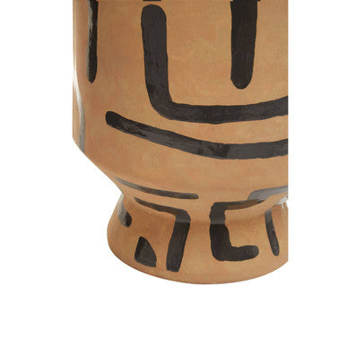 Barren Hand Painted Earthenware Vase - Image 9