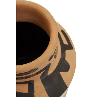 Barren Hand Painted Earthenware Vase - Image 10