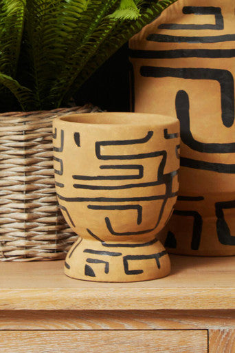 Barren Hand Painted Earthenware Planter - Image 4