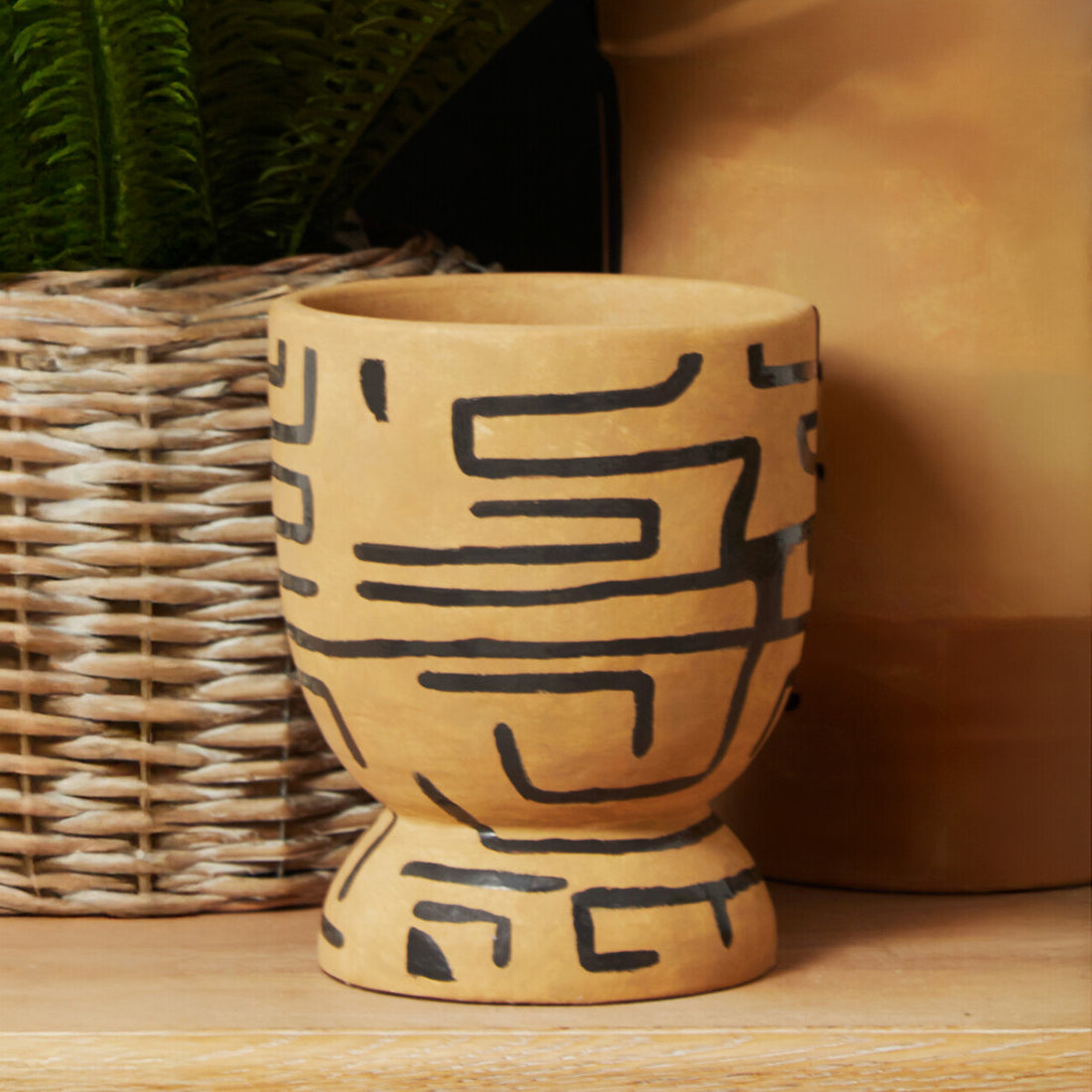 Barren Hand Painted Earthenware Planter