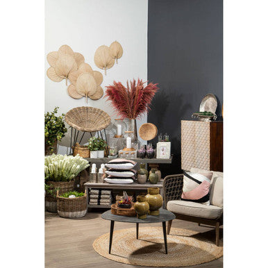 Balta Small Natural Palm Leaf Fan