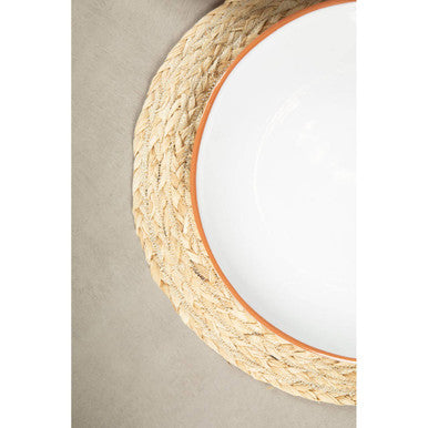 Bora Natural Seagrass Circle Placemat