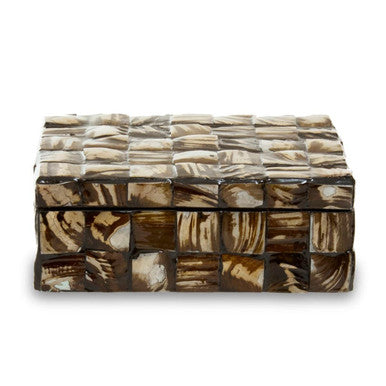 Branna Small Natural Shell Detail Box