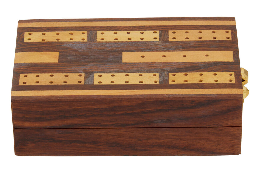 Churchill Games Sheesham Wood Cribbage Set - Image 5