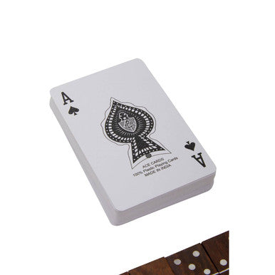 Churchill Games Set With Dominoes Dice and Playing Cards - Image 7