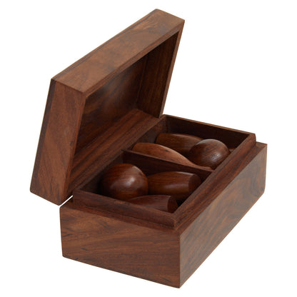Churchill Games Sheesham Wood Skittles Set