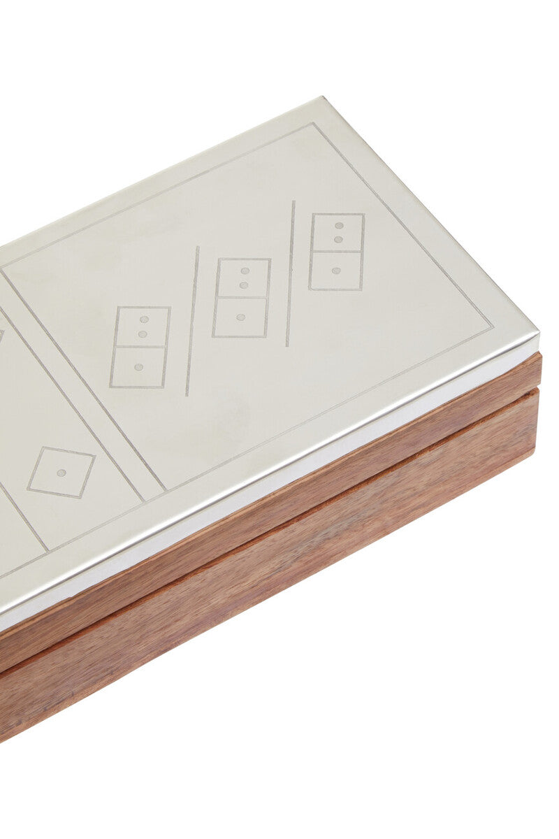 Churchill Games 3 In 1 Dominoes Dice and Playing Cards Set