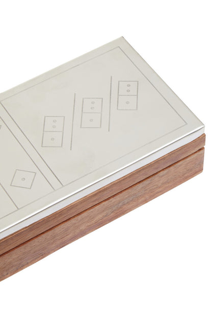 Churchill Games 3 In 1 Dominoes Dice and Playing Cards Set