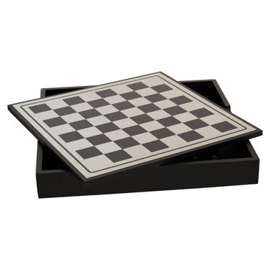 Churchill Games Black And Silver Chess Set