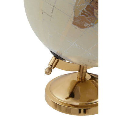 Churchill Antique White Globe on Gold Stand - Image 5