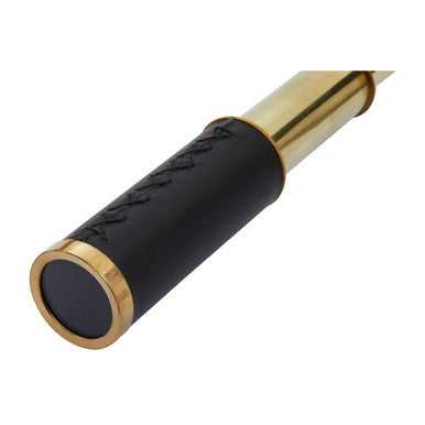Churchill Brown Leather Effect Telescope With Wooden Box - Image 8