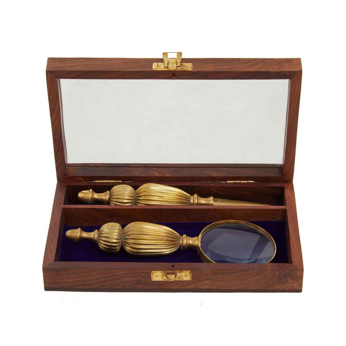 Churchill Gold Finish Magnifying Glass And Letter Opener
