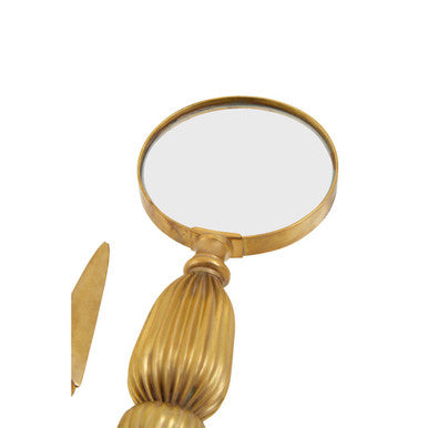 Churchill Gold Finish Magnifying Glass And Letter Opener - Image 7