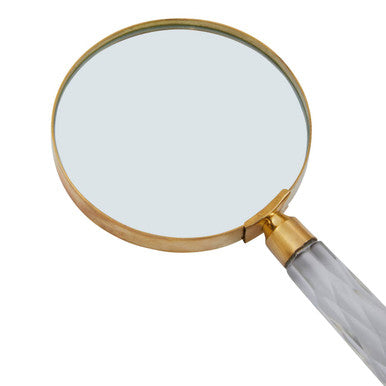 Churchill Antique Gold Finish Magnifying Glass