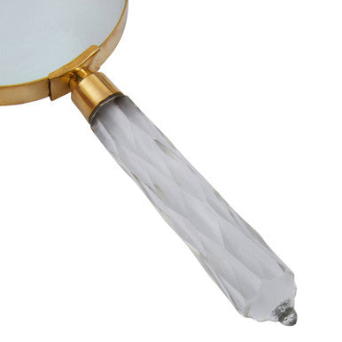 Churchill Antique Gold Finish Magnifying Glass - Image 4