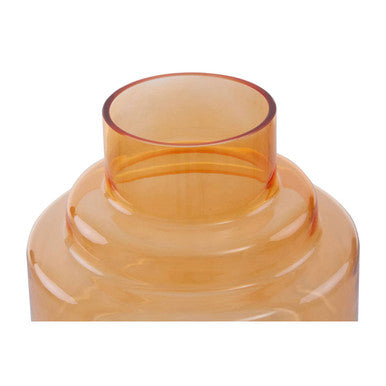 Cayden Small Orange Glass Vase