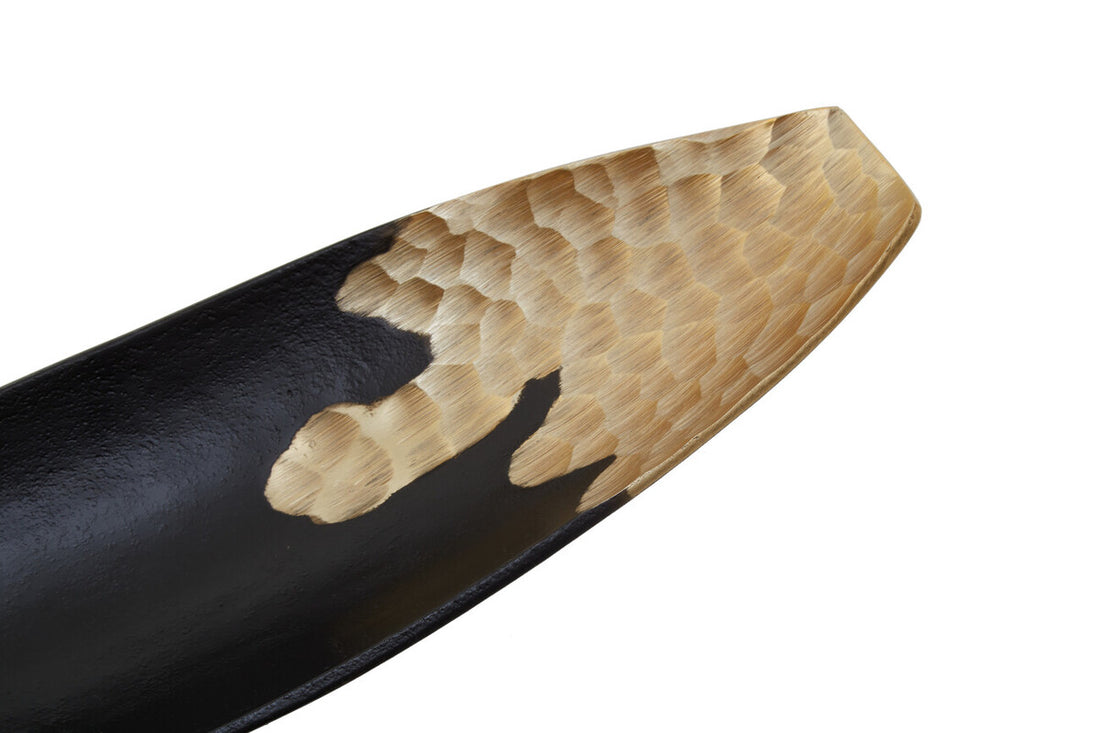 Daito Black and Gold Boat Dish - Image 5