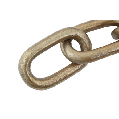 Prato Small Gold Aluminium Chain Sculpture - Image 8