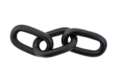 Prato Large Black Aluminium Chain Sculpture
