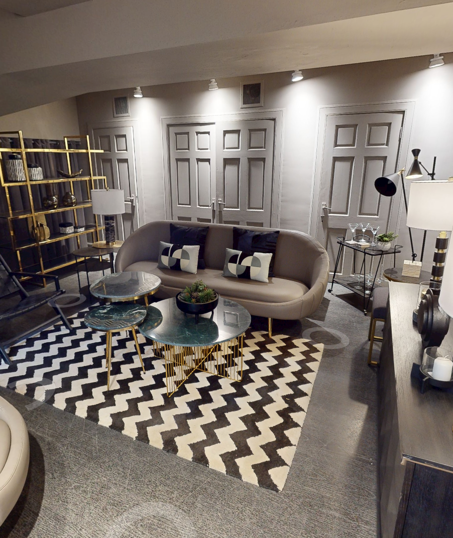 Prato Gold Finish Curved Leaf Dish - Image 12