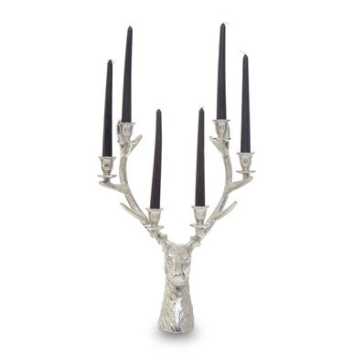 Stag Candelabra 6 Candles
