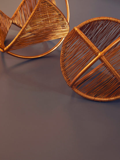 Enzo Set Of Two Wire Ball Ornaments - Image 3