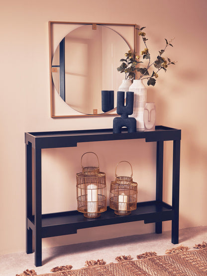 Enzo Large Gold Wire Lantern