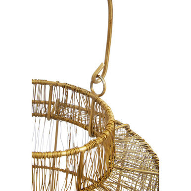 Enzo Large Gold Wire Lantern