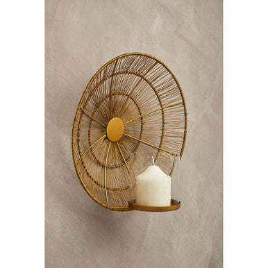 Enzo Gold Wire Wall Sconce