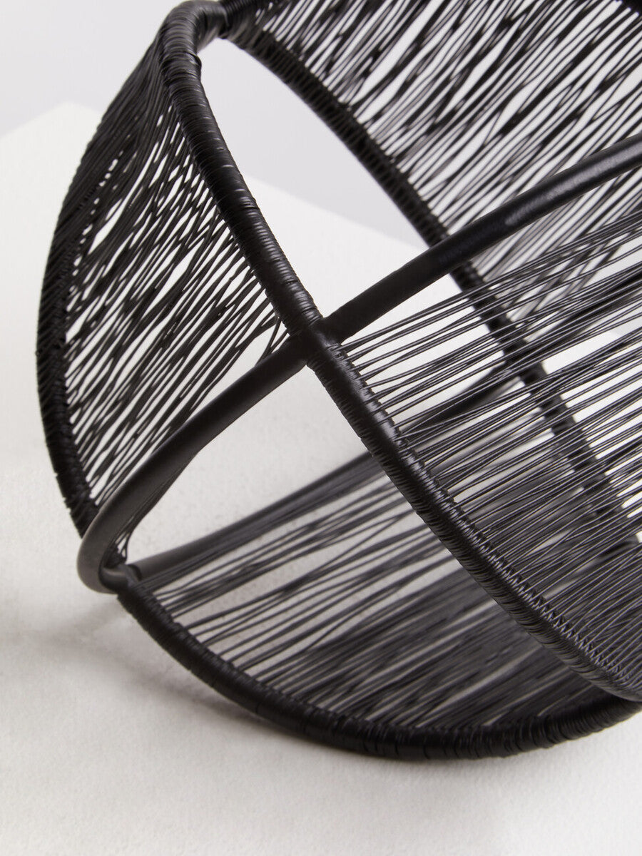 Enzo Set Of Two Black Wire Ball Ornaments - Image 7