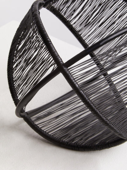 Enzo Set Of Two Black Wire Ball Ornaments - Image 7