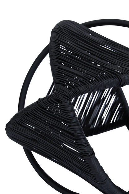 Enzo Set Of Two Black Wire Ball Ornaments - Image 9