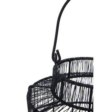 Enzo Small Black Wire Lantern