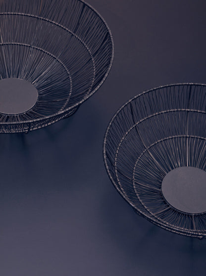 Enzo Set Of Two Black Wire Bowls - Image 3