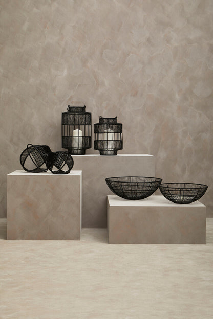 Enzo Set Of Two Black Wire Bowls - Image 4