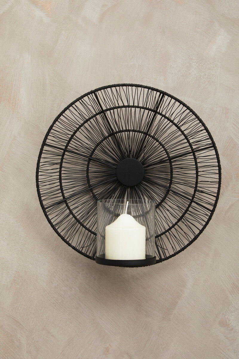 Enzo Black Wire Wall Sconce
