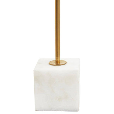 Evra Gold Dandelion Sculpture On White Marble Base - Image 10