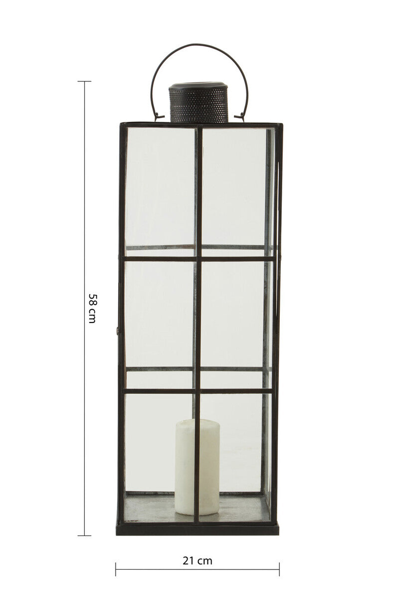 Preston Antique Black Finish Small Lantern