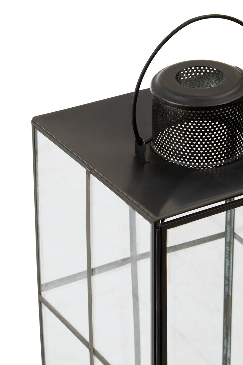 Preston Antique Black Finish Small Lantern