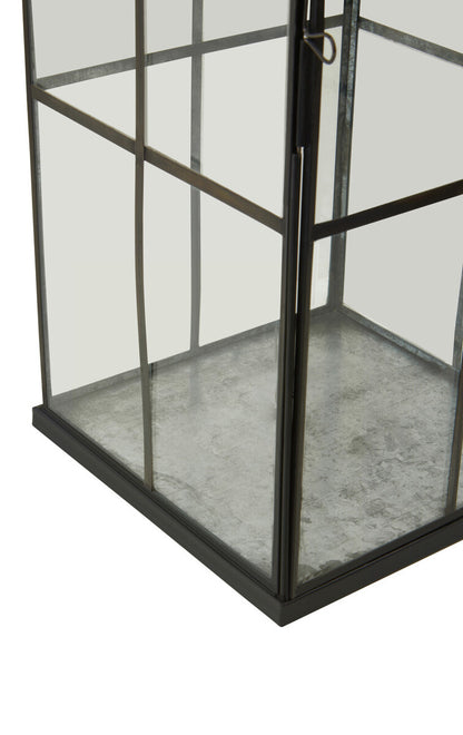 Preston Antique Black Finish Small Lantern