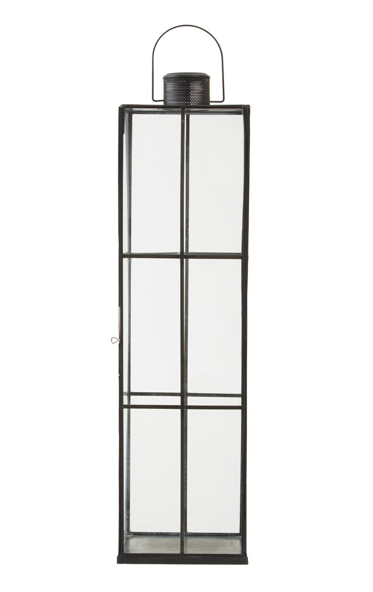 Preston Antique Black Finish Large Lantern - Image 3