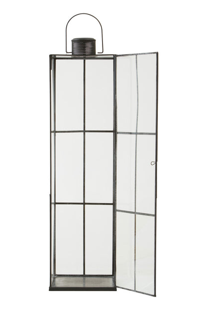 Preston Antique Black Finish Large Lantern - Image 5