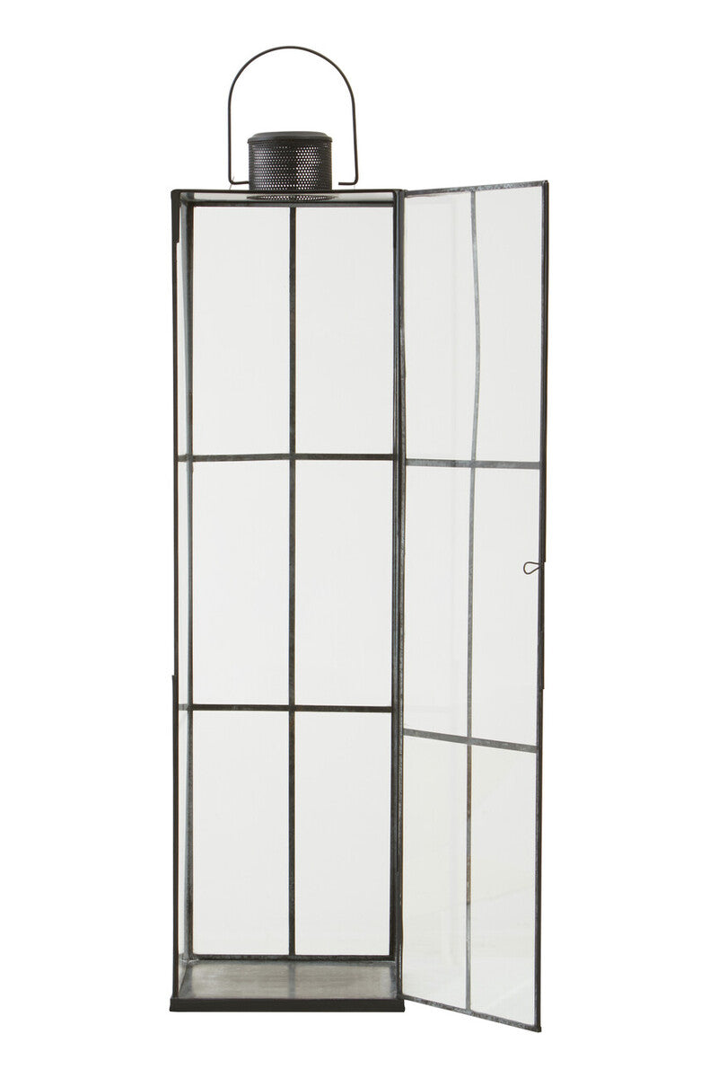 Preston Antique Black Finish Large Lantern - Image 9